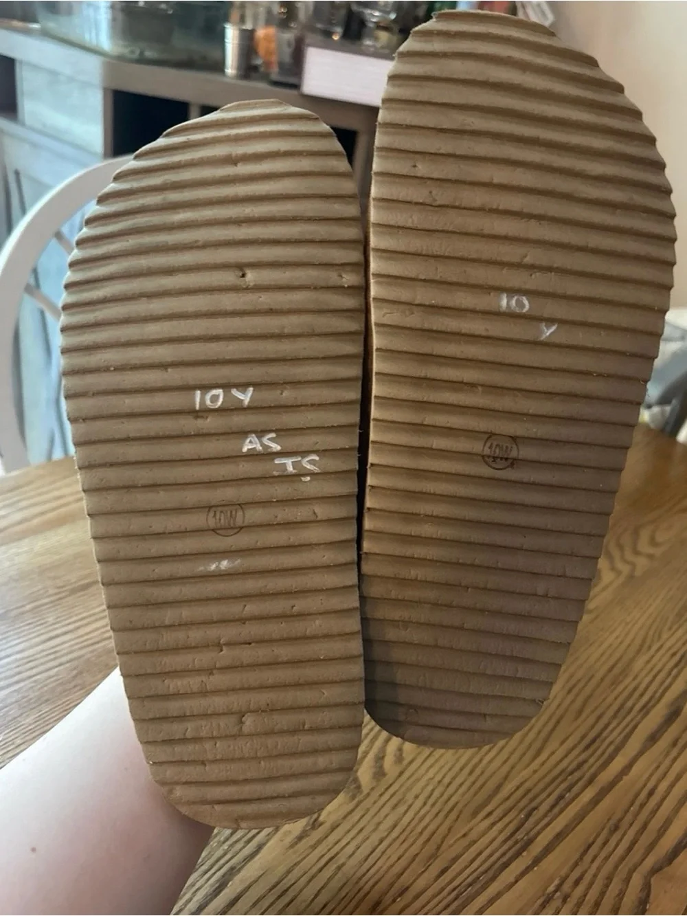 Cushionaire Tan Suede Slip-On Clogs with Sling Back Strap - Picture 3 of 3